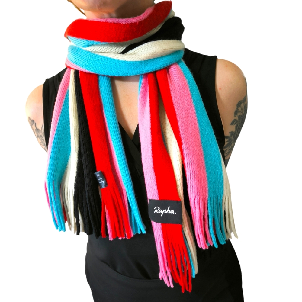 441 Rapha 😍 Rainbow Merino Wool Scarf